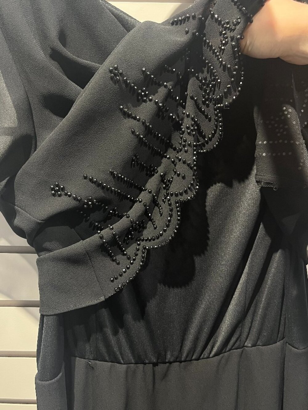 Coldwater Creek Black Tiered Formal Dress - Picture 6 of 9